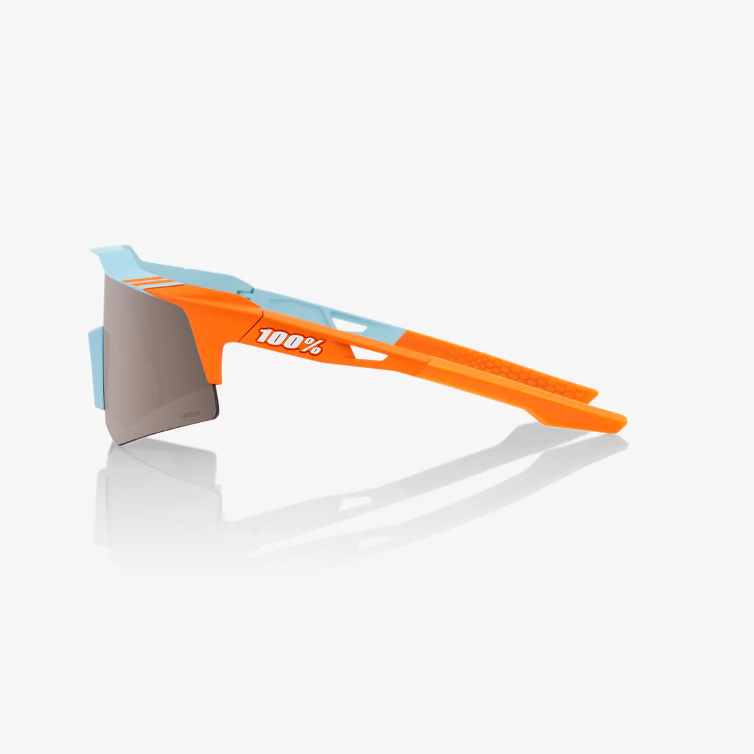 100% SPEEDCRAFT XS - Soft Tact Two Tone - HiPER Silver Mirror Lens