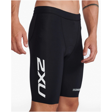 Load image into Gallery viewer, 2XU Aero 9 Inch Tri Shorts-L-Black/White