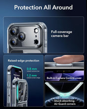 Load image into Gallery viewer, ESR Classic Hybrid Camera Control Button+Protector Set iPhone 17 Pro Max- Clear Black