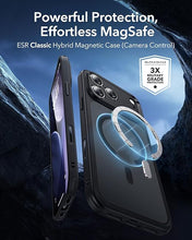 Load image into Gallery viewer, ESR Classic Hybrid Camera Control Button+Protector Set iPhone 17 Pro Max- Clear Black
