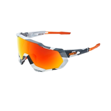 Load image into Gallery viewer, 100% SPEEDTRAP® Soft Tact Grey Camo HiPER® Red Multilayer Mirror Lens
