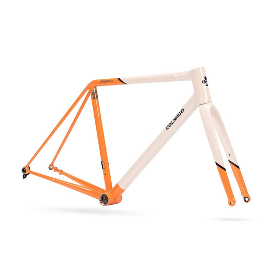 Colnago Steelnovo Frameset - Orange Pearl White