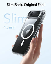 Load image into Gallery viewer, iPhone 17 Air Classic Hybrid Magnetic Case (Camera Control, Stash Stand) - Clear Black