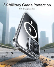 Load image into Gallery viewer, ESR iPhone 17 Classic Hybrid Magnetic Case (Camera Control, Stash Stand) - Clear