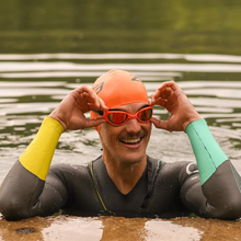 Load image into Gallery viewer, Zone3 Silicone Swim Cap (Orange) – 48G