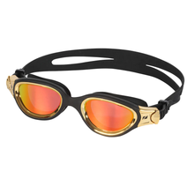 Load image into Gallery viewer, Zone3 Venator-X Swim Goggles - Polarized Lens - Black/Metallic Gold