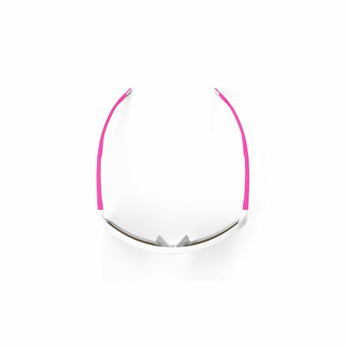 Rudy Project Spinshield White/Pink Fluo Matte – Multilaser Red