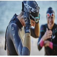 Load image into Gallery viewer, Zone 3 Attack Swim Goggles Grey/Green