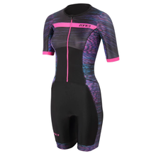 Load image into Gallery viewer, Zone3 Women’s Momentum Short Sleeve Full Zip Trisuit