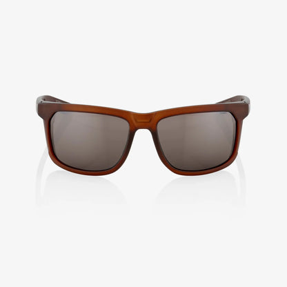 100% HAKAN Soft Tact Rootbeer HiPER® Silver Mirror Lens