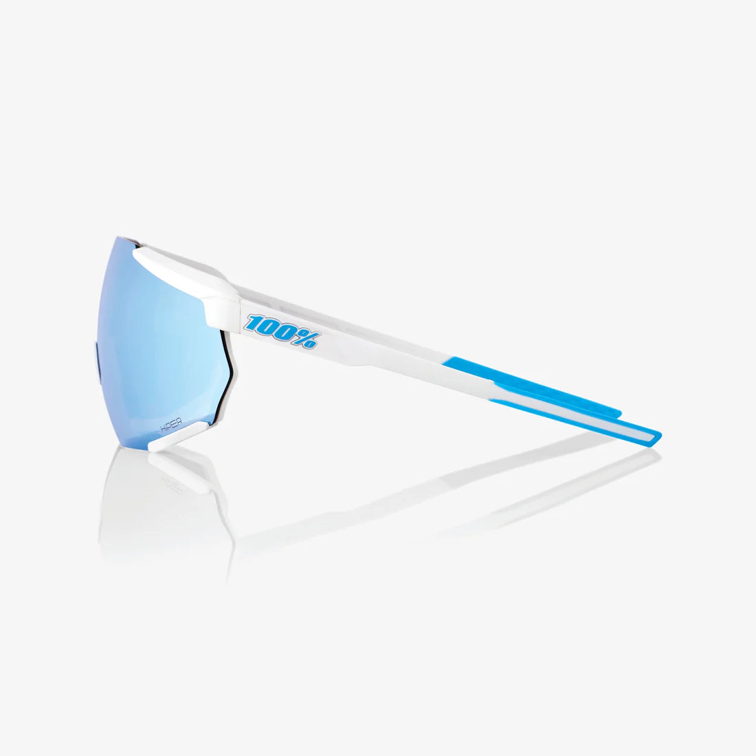 100% RACETRAP 3.0 - Movistar Team White - HiPER Blue Multilayer Mirror Lens