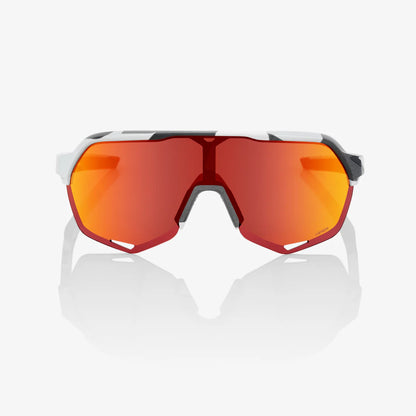 100% S2 - Soft Tact Grey Camo - HiPER Red Multilayer Mirror Lens