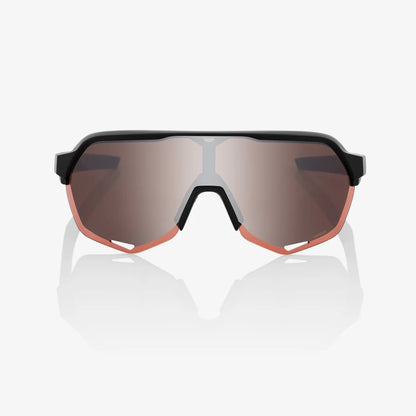 100% S2® Soft Tact Black HiPER® Crimson Silver Mirror Lens
