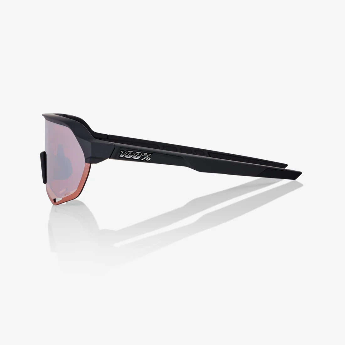 100% S2® Soft Tact Black HiPER® Crimson Silver Mirror Lens