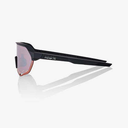 100% S2® Soft Tact Black HiPER® Crimson Silver Mirror Lens