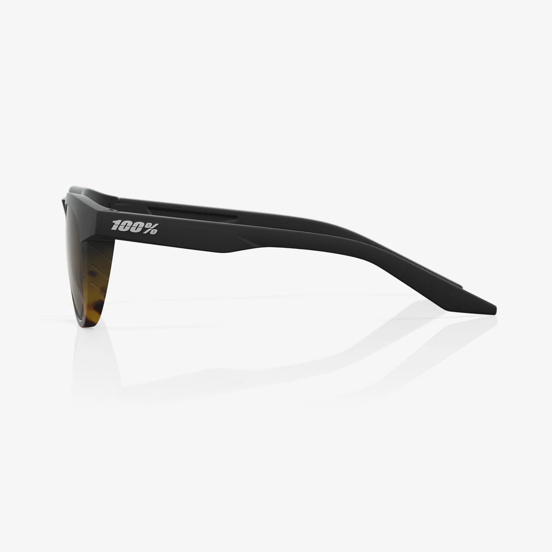 100% SLENT - Soft Tact Black / Havana Fade - HiPER Silver Mirror Lens