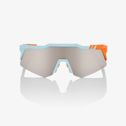 100% SPEEDCRAFT XS - Soft Tact Two Tone - HiPER Silver Mirror Lens