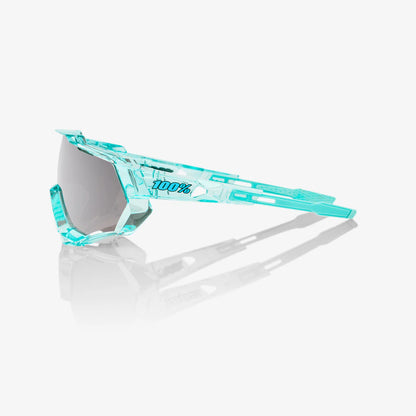 100% SPEEDTRAP - Polished Translucent Mint - HiPER Silver Mirror Lens