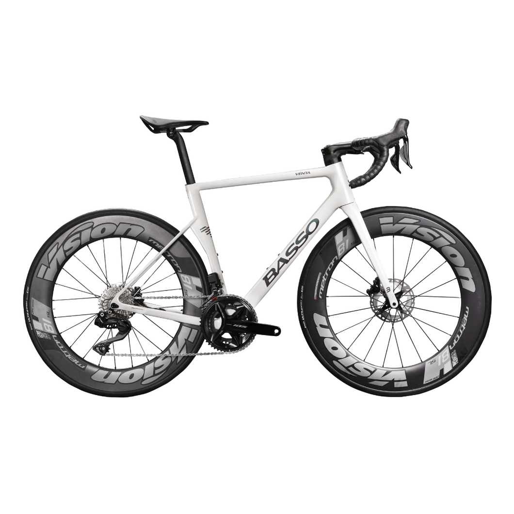 Basso Venta R 105 Di2 Vision Metron 81 - Pearl White