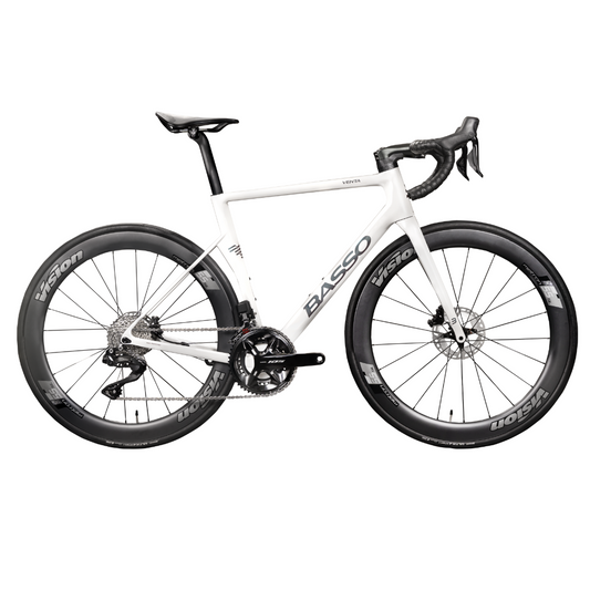 Basso Venta R 105 Di2 Vision Metron 55 - Pearl White