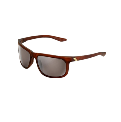 100% HAKAN Soft Tact Rootbeer HiPER® Silver Mirror Lens