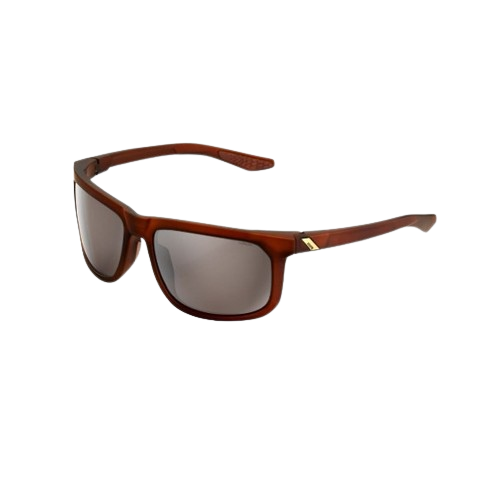 100% HAKAN Soft Tact Rootbeer HiPER® Silver Mirror Lens