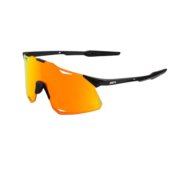 100% HYPERCRAFT - Matte Black - HiPER Red Multilayer Mirror Lens