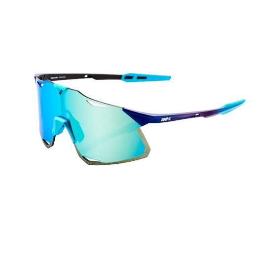 100% HYPERCRAFT - Matte Metallic Into the Fade - Blue Topaz Multilayer Mirror Lens