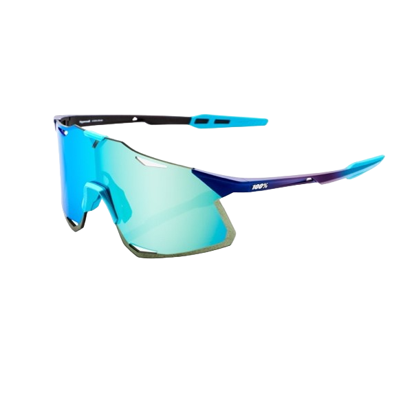 100% HYPERCRAFT - Matte Metallic Into the Fade - Blue Topaz Multilayer Mirror Lens