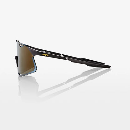 100% HYPERCRAFT® Matte Black Soft Gold Mirror Lens