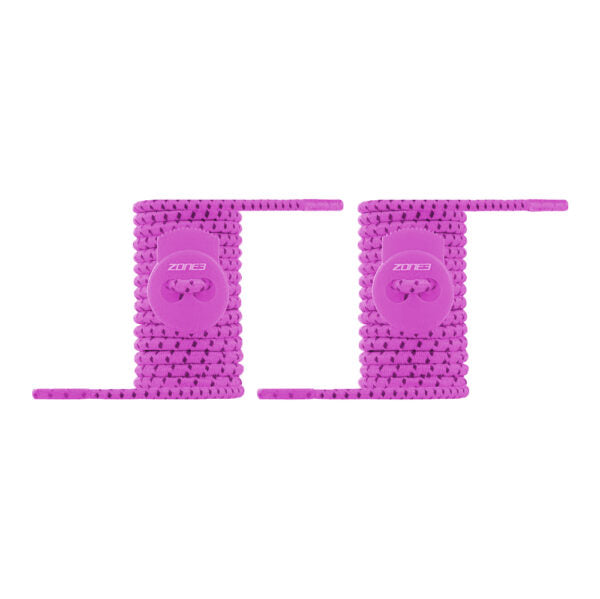 Zone3 Elastic Shoe Laces For Fast Transitions (Neon Pink)