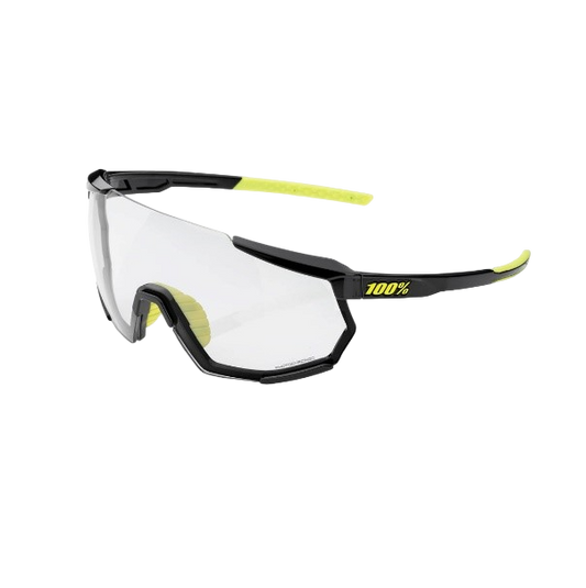 100% RACETRAP 3.0 - Gloss Black - Photochromic Lens