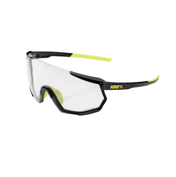 100% RACETRAP 3.0 - Gloss Black - Photochromic Lens