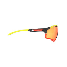 Load image into Gallery viewer, Rudy Project Cutline Black Gloss C4 – Multilaser Orange
