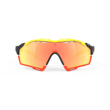 Load image into Gallery viewer, Rudy Project Cutline Black Gloss C4 – Multilaser Orange
