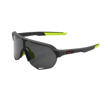 100% S2 - Soft Tact Cool Grey - Smoke Lens - OS