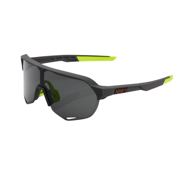 100% S2 - Soft Tact Cool Grey - Smoke Lens - OS