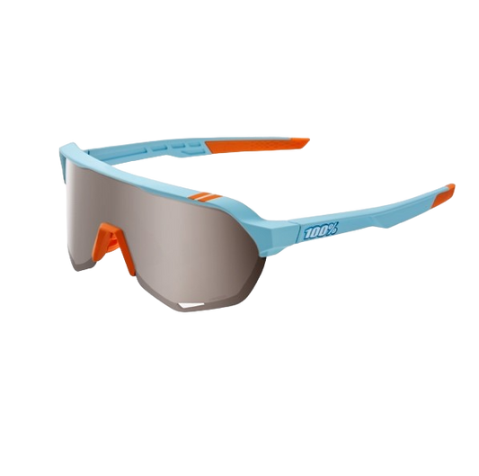 100% S2 - Soft Tact Two Tone - HiPER Silver Mirror Lens