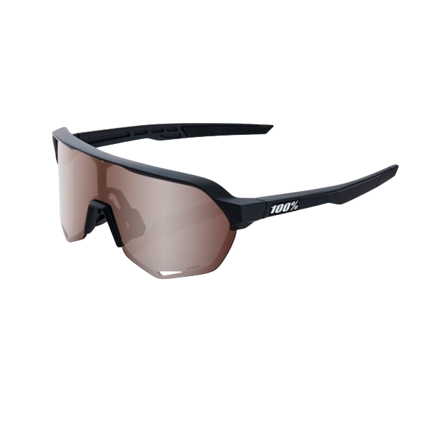 100% S2® Soft Tact Black HiPER® Crimson Silver Mirror Lens