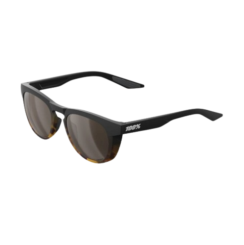 100% SLENT - Soft Tact Black / Havana Fade - HiPER Silver Mirror Lens