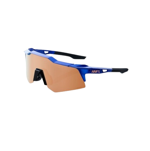 100% SPEEDCRAFT® XS Gloss Cobalt Blue HiPER® Copper Mirror Lens
