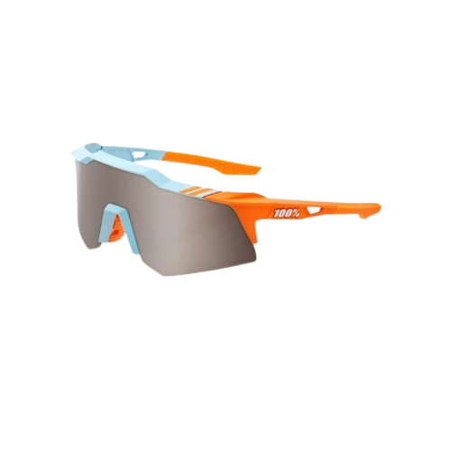 100% SPEEDCRAFT XS - Soft Tact Two Tone - HiPER Silver Mirror Lens