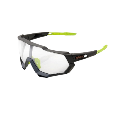 100% SPEEDTRAP - Soft Tact Cool Grey - Photochromic Lens - OS