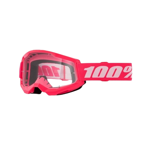100%STRATA 2 Goggle Pink - Clear Lens