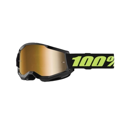 100% STRATA 2 Goggle Solar Eclipse - Mirror True Gold Lens
