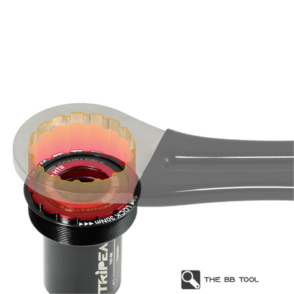 Tripeak T47-86MM ( Road ) 3-in-1 Core System G5 Bottom Bracket ( Red )