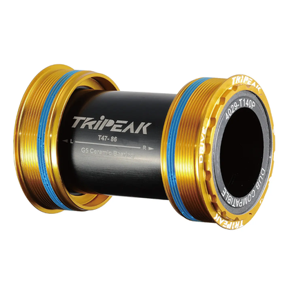 Tripeak T47-86MM ( Road ) 3-in-1 Core System G5 Bottom Bracket ( Gold )