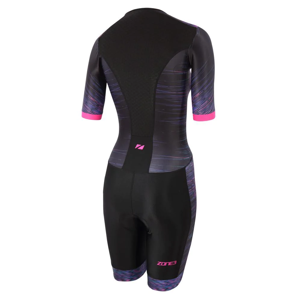 Zone3 Women’s Momentum Short Sleeve Full Zip Trisuit