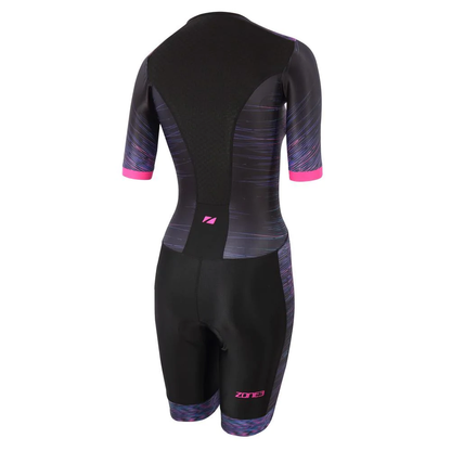 Zone3 Women’s Momentum Short Sleeve Full Zip Trisuit