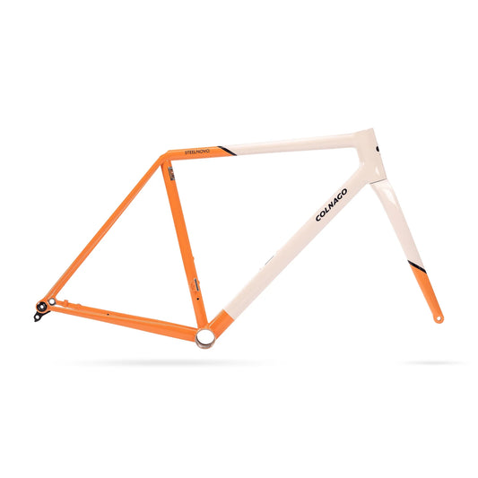 Colnago Steelnovo Frameset - Orange Pearl White